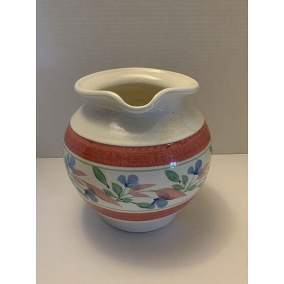 Vintage Stoneware Pottery Style Pitcher GUC Unbranded 7” Heavy - Picture 2 of 8
